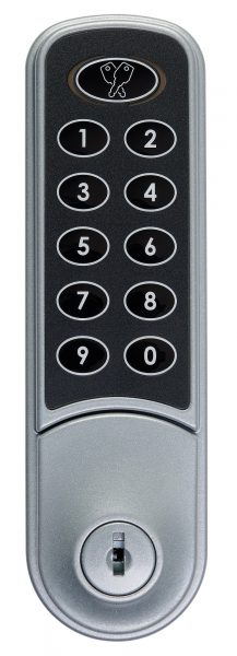 Nimbus : serratura a combinazione digitale 3960_argento_ad incasso