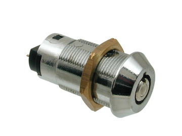 Radial Pin Tumbler Inline Key Switch 4356