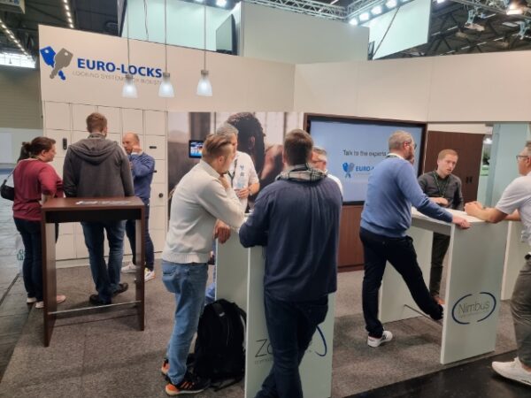 Busy day on the Euro-Locks stand at FIBO 2022