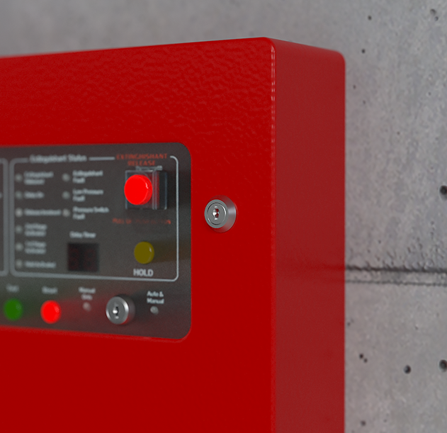 fire alarm box red