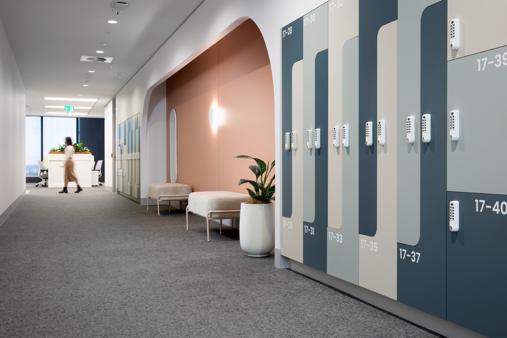 Our popular Zenith Locks have been installed in new employee lockers at the Brisbane corporate offices of a market-leading energy company.